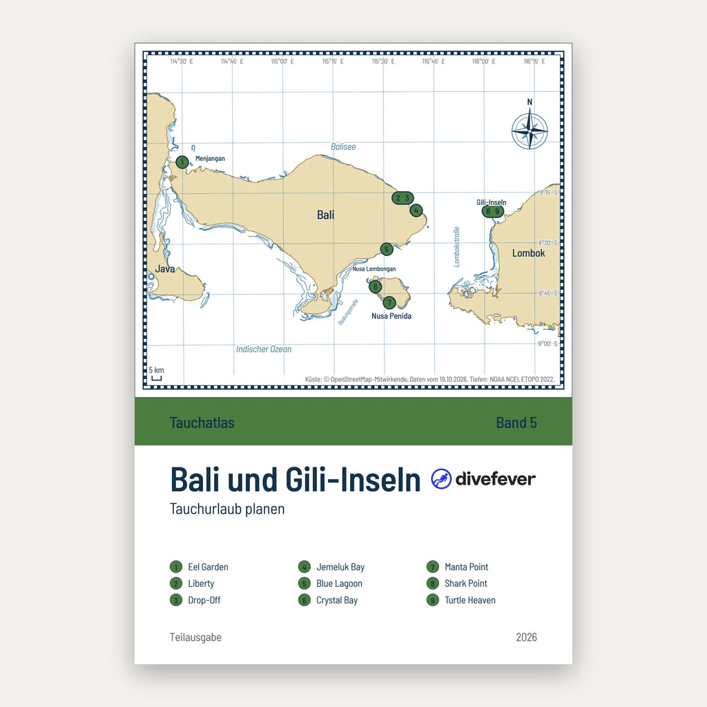 Tauchurlaub auf Bali und den Gili-Inseln planen