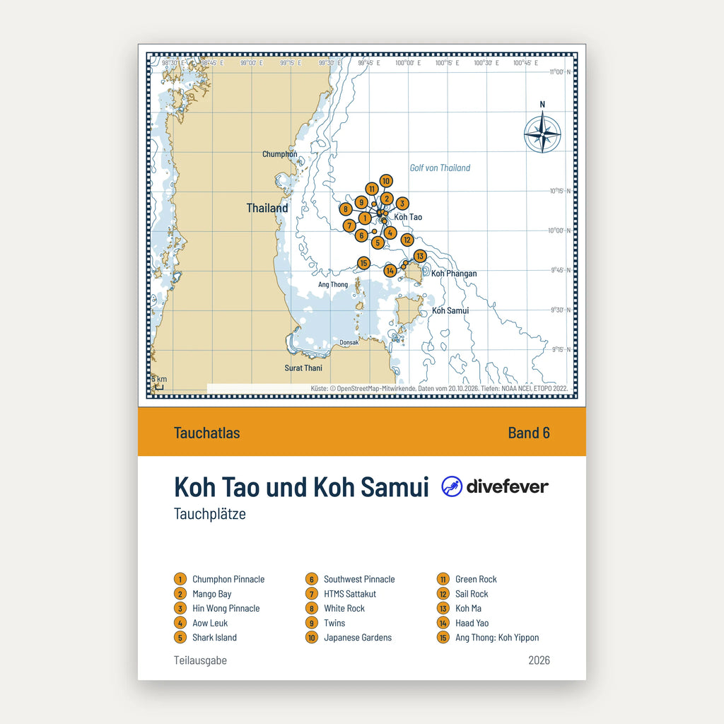 Sites de plongée à Koh Tao et Koh Samui