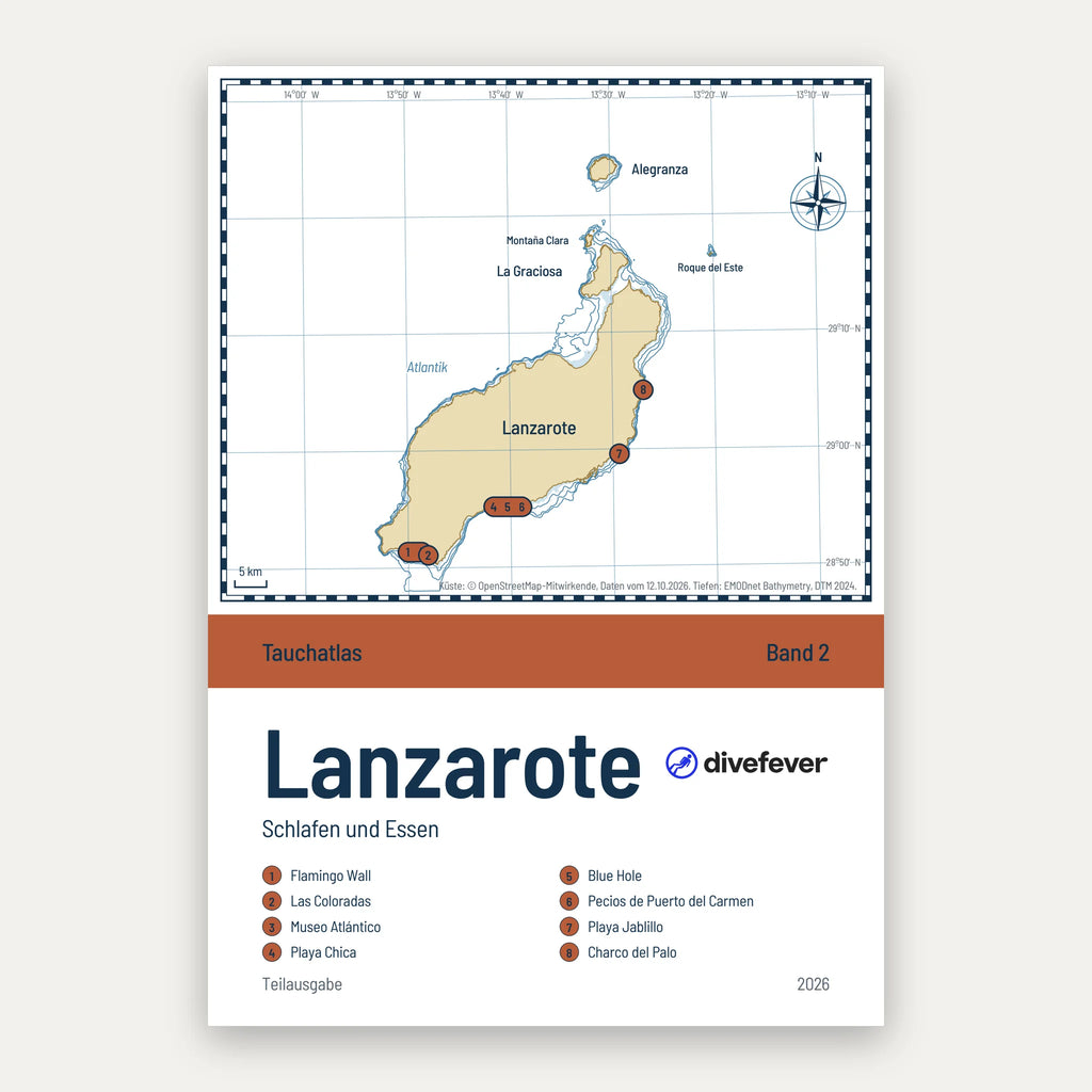 Schlafen und Essen auf Lanzarote