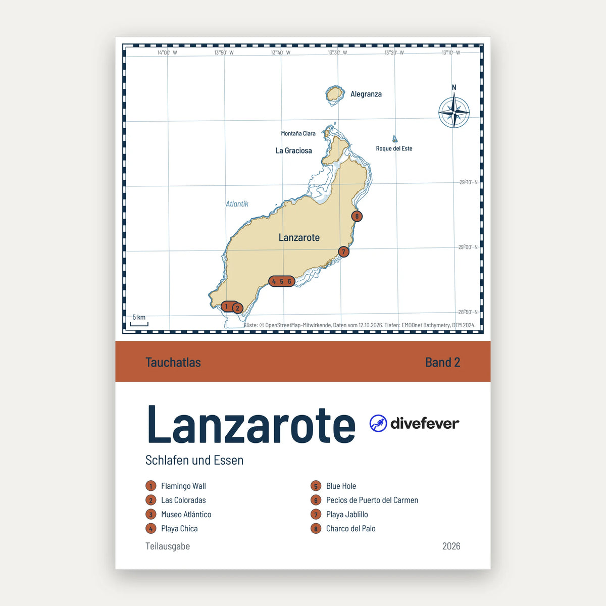 Schlafen und Essen auf Lanzarote
