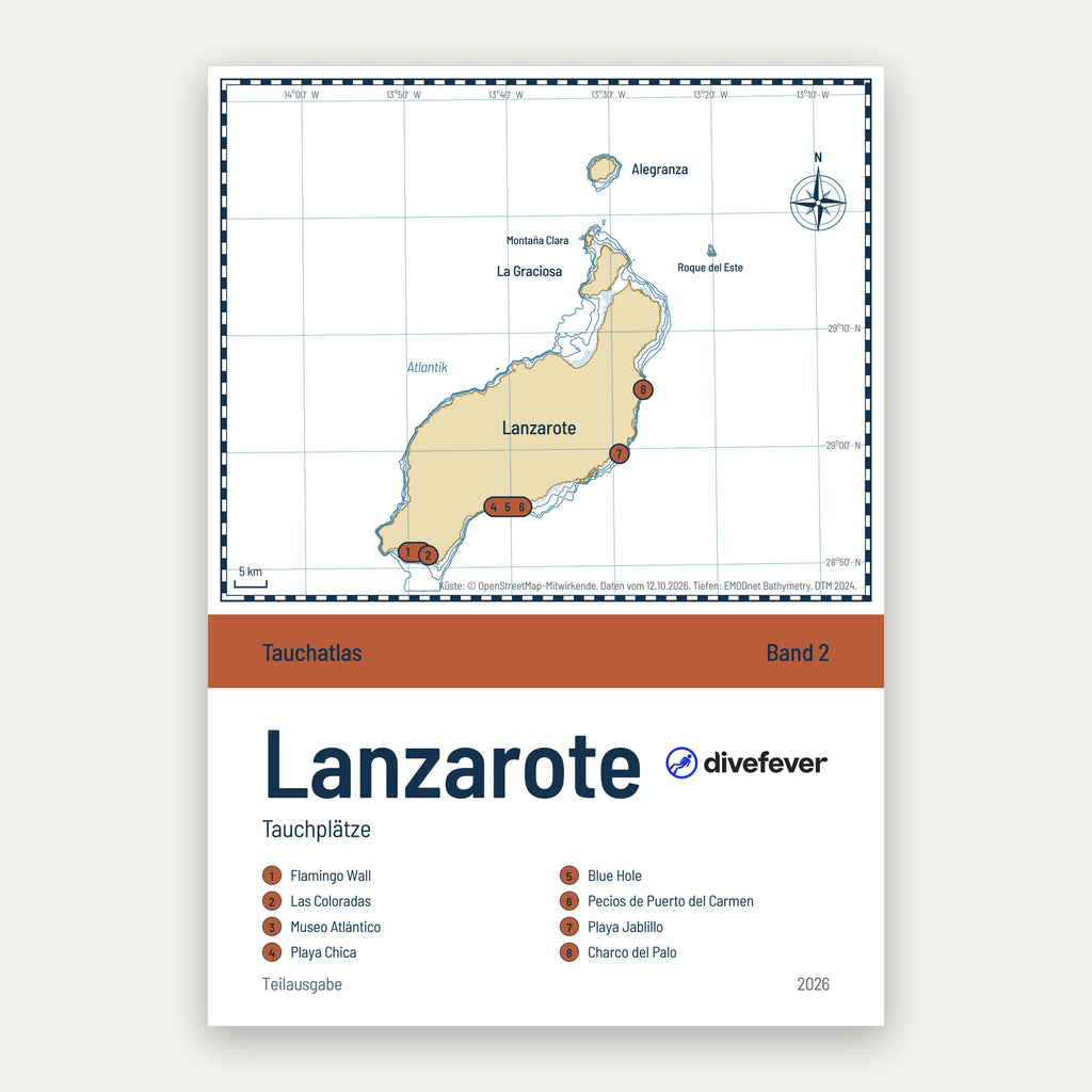 Sites de plongée à Lanzarote