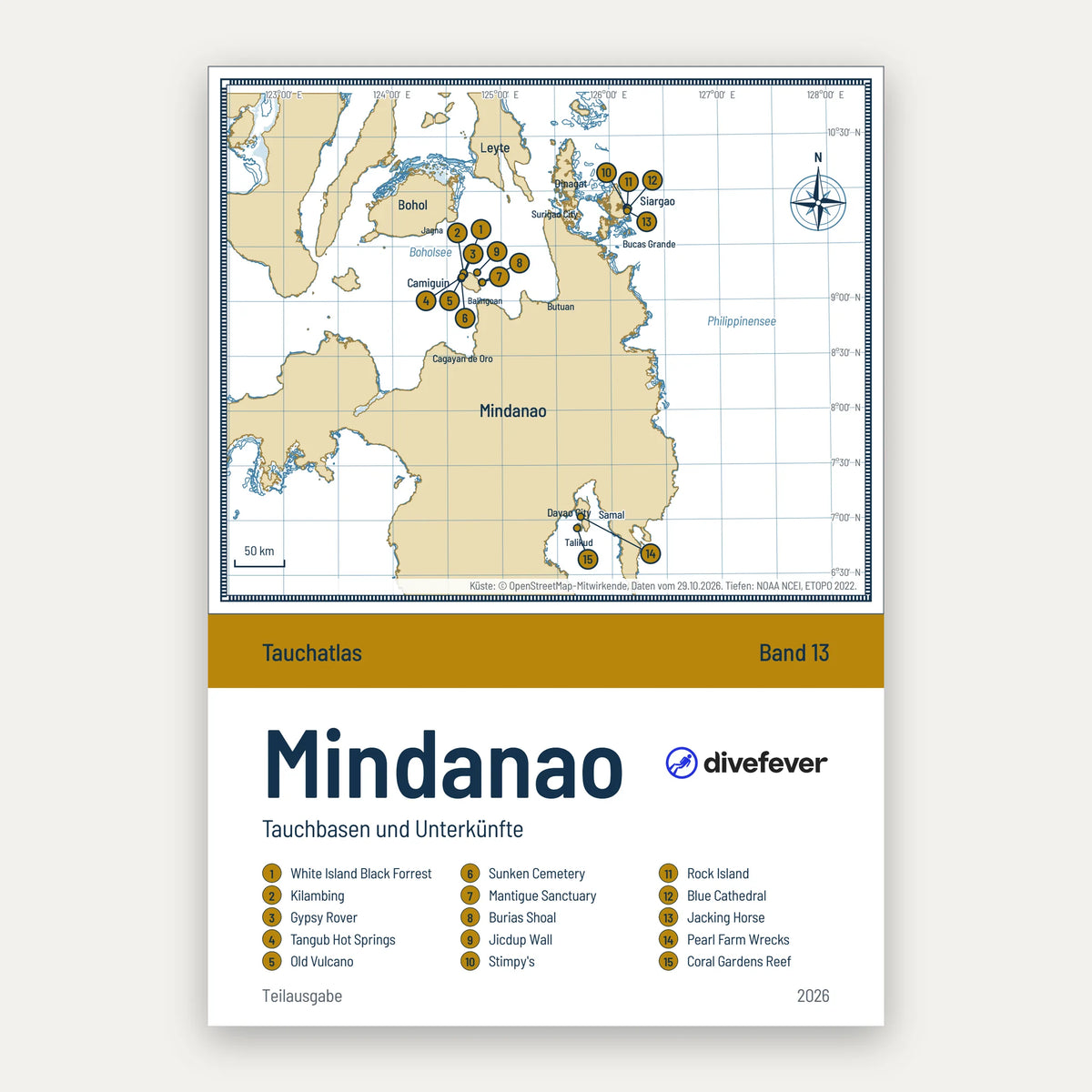 Tauchbasen und Unterkünfte auf Mindanao
