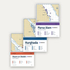 Egypt Diving Atlas, all three volumes