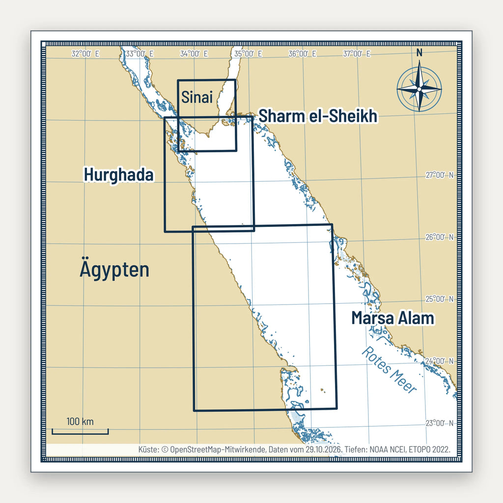 Egypt Diving Atlas, all three volumes